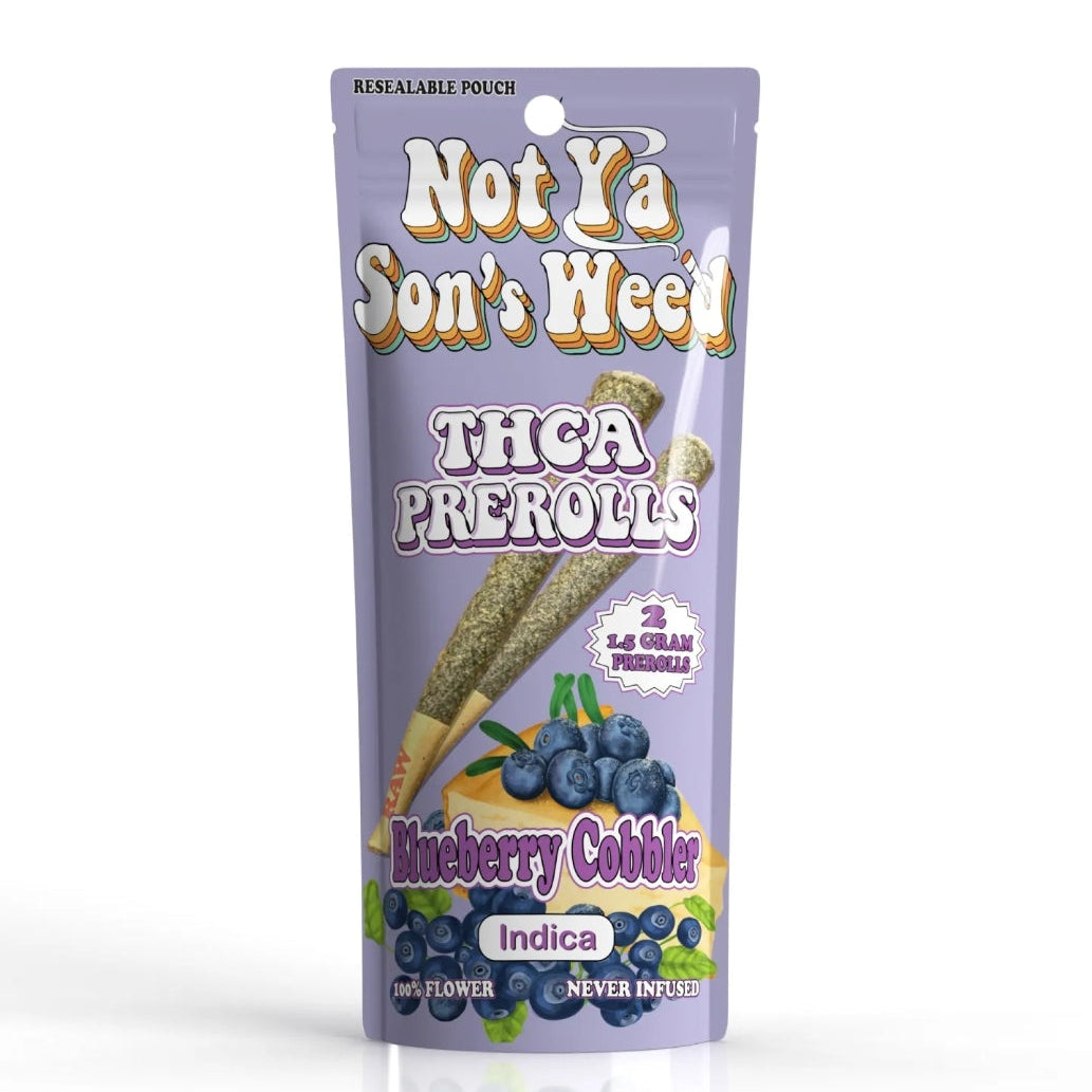 Not Ya Son’s Weed | Blueberry Cobbler Pre-Roll (THCA 2 Pack)