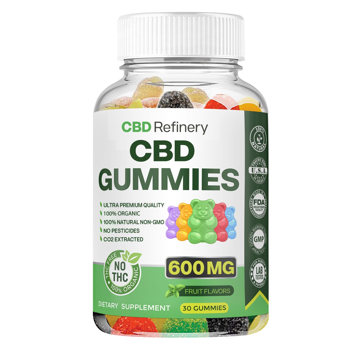 Purple Leaf CBD Gummies – Calm &amp; Clarity (300mg)